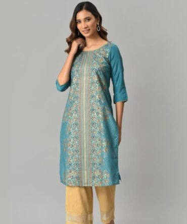 AURELIA Printed Straight Kurta