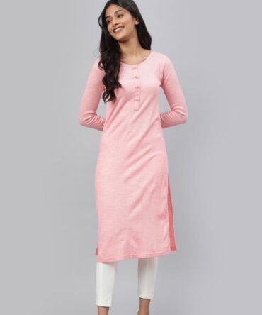 Aurelia Women's Solid Straight Kurta