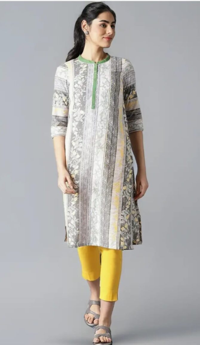 Aurelia Women's Cotton Regular Kurta