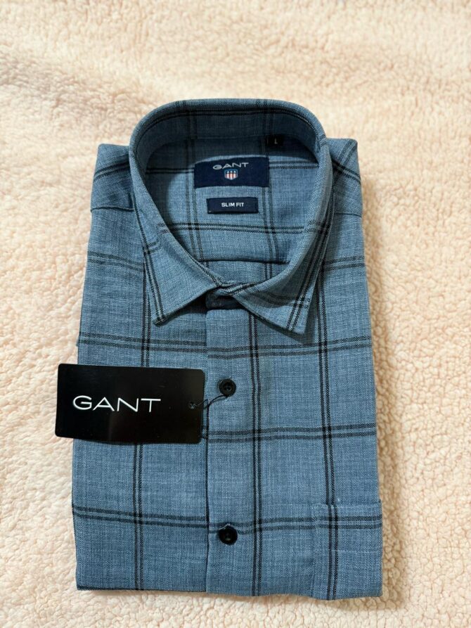 Men Checks Button-Down Collar Full Sleeves Shirt