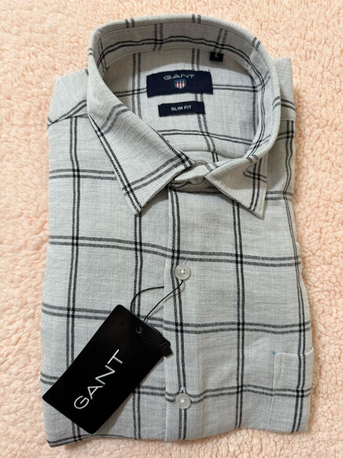 Men Checked  Button-Down Collar Full Sleeves Shirt