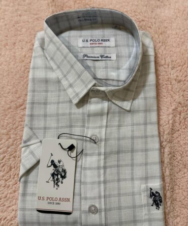 Grid Tattersall Checked Tailored Fit Shirt