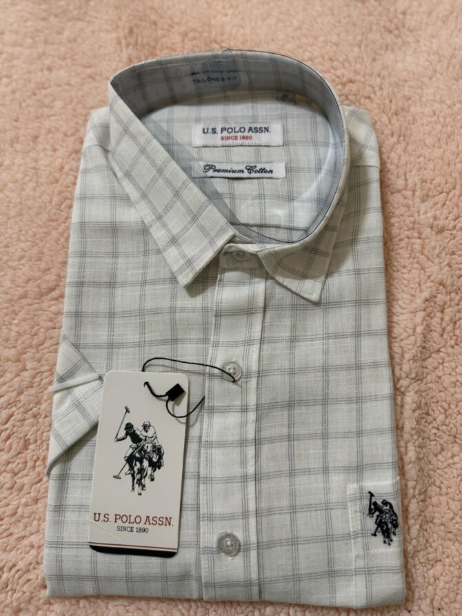 Grid Tattersall Checked Tailored Fit Shirt