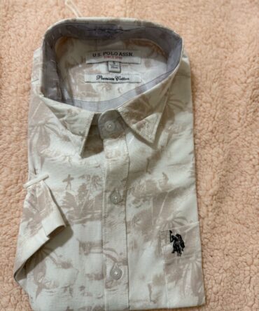 Men Printed Half Sleeve Cotton Blend Shirt