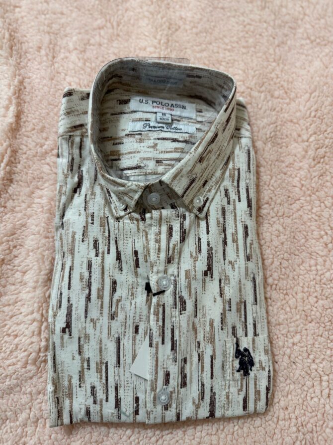 Men Printed Full Sleeve Cotton Blend Shirt