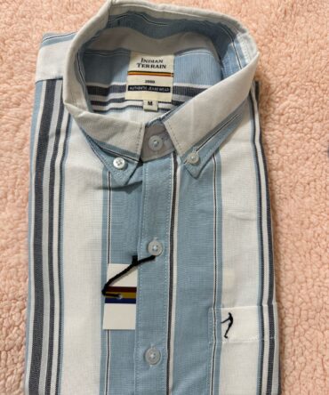 Men Striped Full Sleeve Cotton Shirt