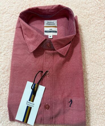 Men Solid Full Sleeve Cotton Shirt