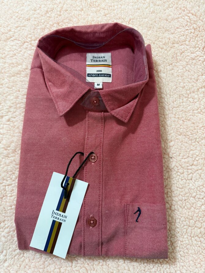 Men Solid Full Sleeve Cotton Shirt