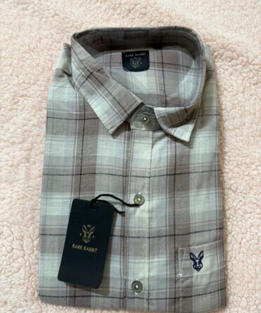 DUPLIN CHECK SHIRTS MELFI - LIGHT BROWN