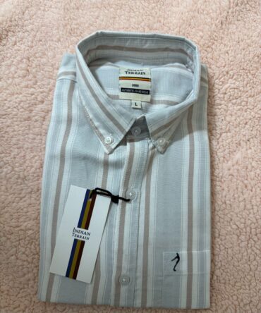 Men Striped Full Sleeve Cotton Shirt