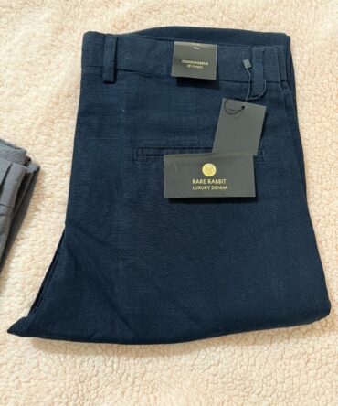 REGULAR FIT SOLID TROUSER